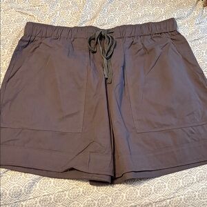Blueish Gray Casual Shorts
